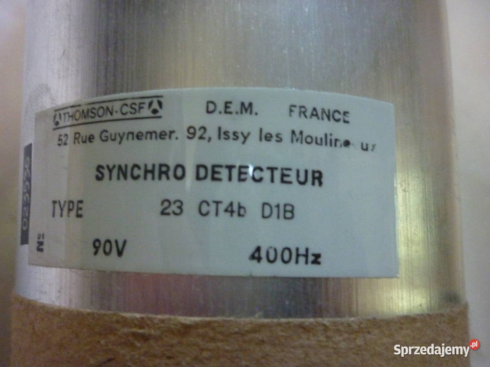 SYNCHRO DETECTEUR TYPE 23 CT4b D1B Dębica