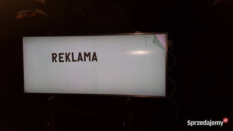 Reklama podświetlana Baner Plafon łódzkie