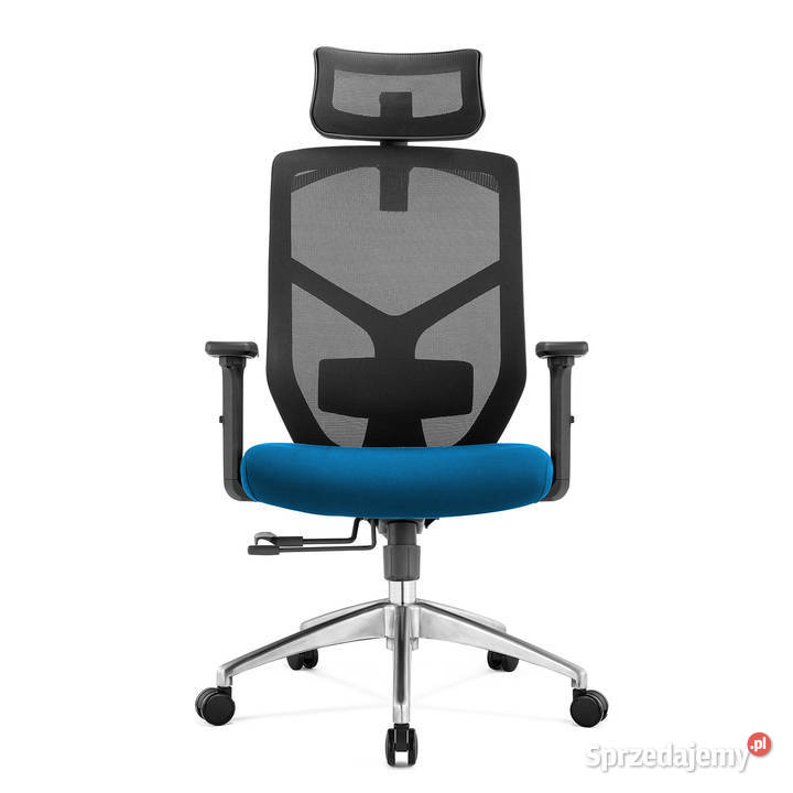 Fotel biurowy ergonomiczny Rosa niebieski ANGEL Fotele i krzesła obrotowe Jarosław