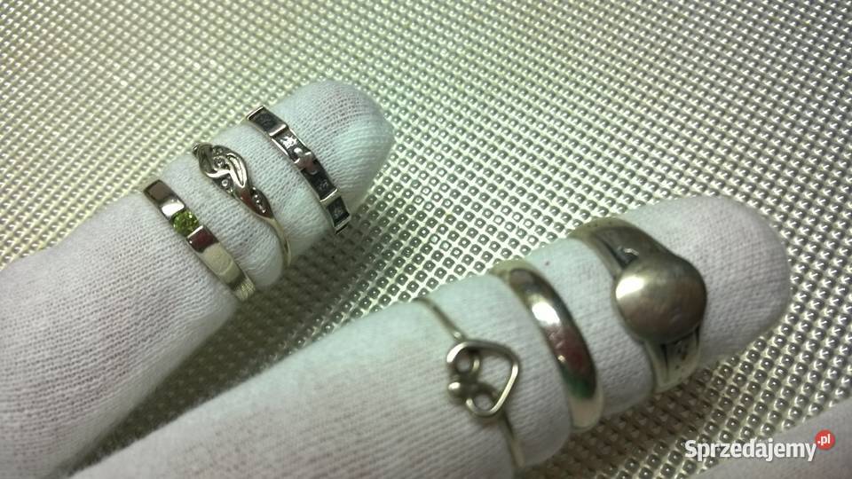 pierścionki 6 SREBRO 925 0124 Warszawa sprzedam