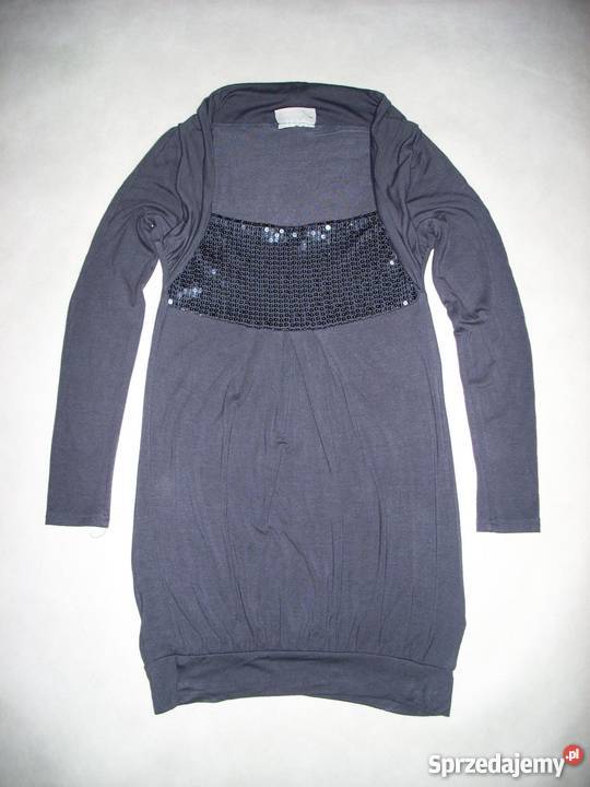 Clockhouse CA szara TUNIKA cekiny j NOWA 34 XS małopolskie