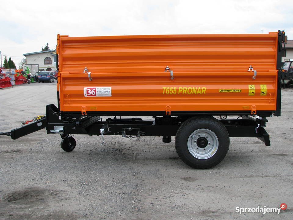 Przyczepa jednoosiowa 25tony T655 PRONAR Opoczno