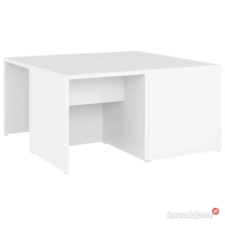 Stoliki kawowe 4 białe 33x33x33 WM806813 Warszawa