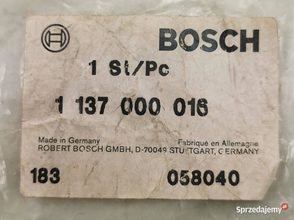 ZESTAW NAPRAWCZY ROZDZIELACZA BOSCH 1137000016