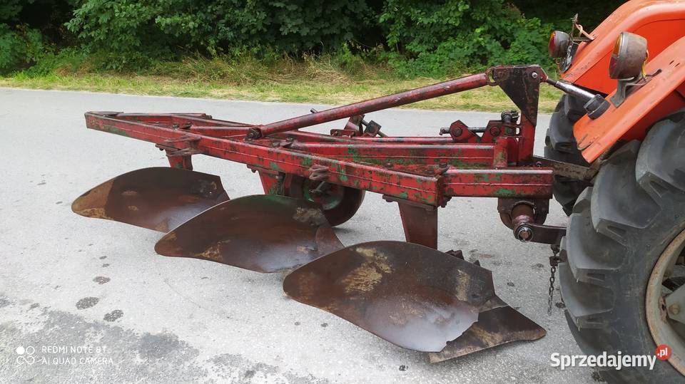 Pług 4skibowy Oryginał Grudziądz duży 4x40 ładny małopolskie Dąbrowa Tarnowska