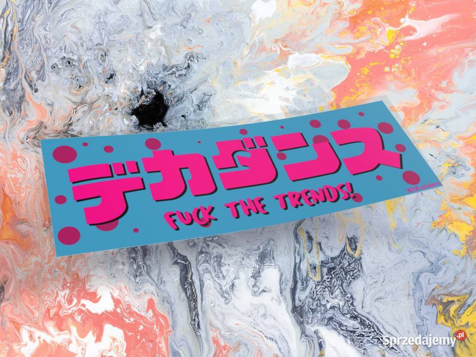 Naklejka F THE TRENDS 12 x 4 drift slap jdm 2