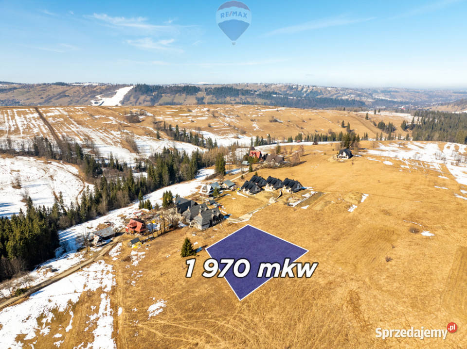Widokowa działka Zakopane