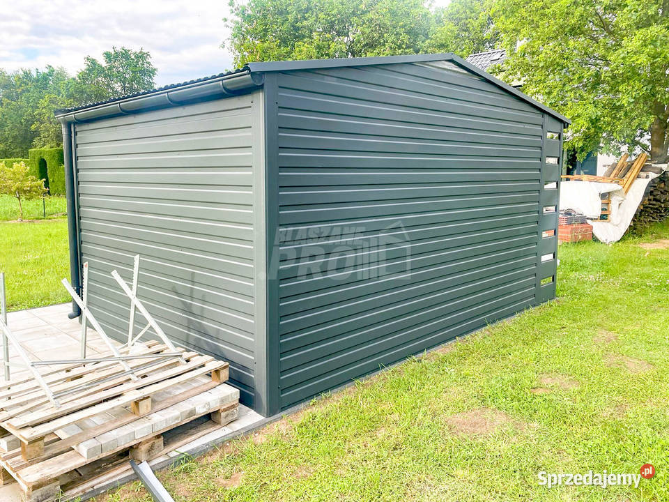 Schowek domek ogrodowy 4x25m Wiata 05m Brama blacha Grudziądz