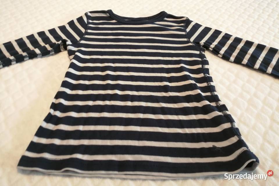 Bluzka długi rękaw chłopięca pasy 110116 HM