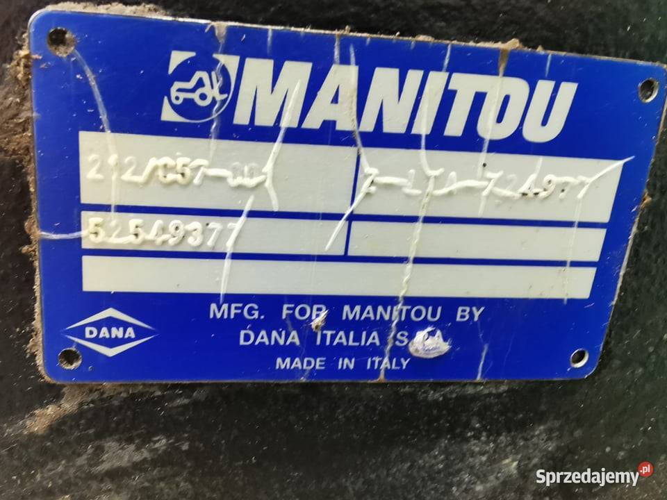 Obudowa dyferencjału Manitou MLT 629 Spicer tył Pozostałe Pozostałe Wilkowo sprzedam