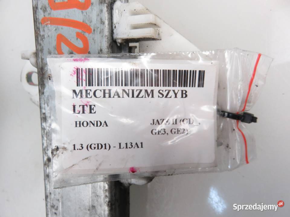 PODNOŚNIK SZYBY LEWY TYLNY HONDA JAZZ II