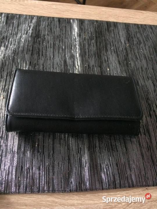 Ładny Czarny Damski Portfel lubuskie Drezdenko