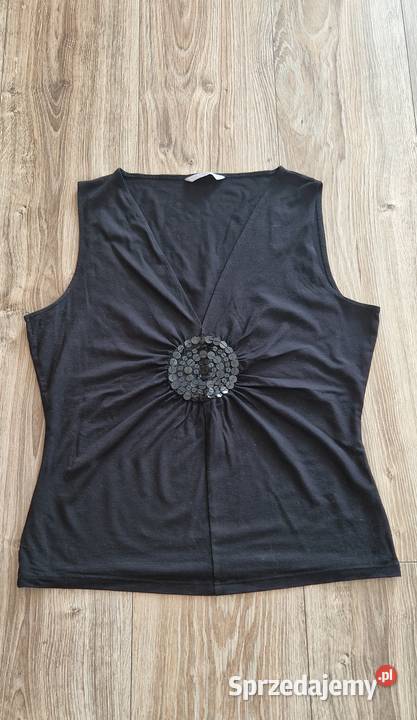bluzka top koszulka r 40 L Marks Spencer czarna Kraków sprzedam