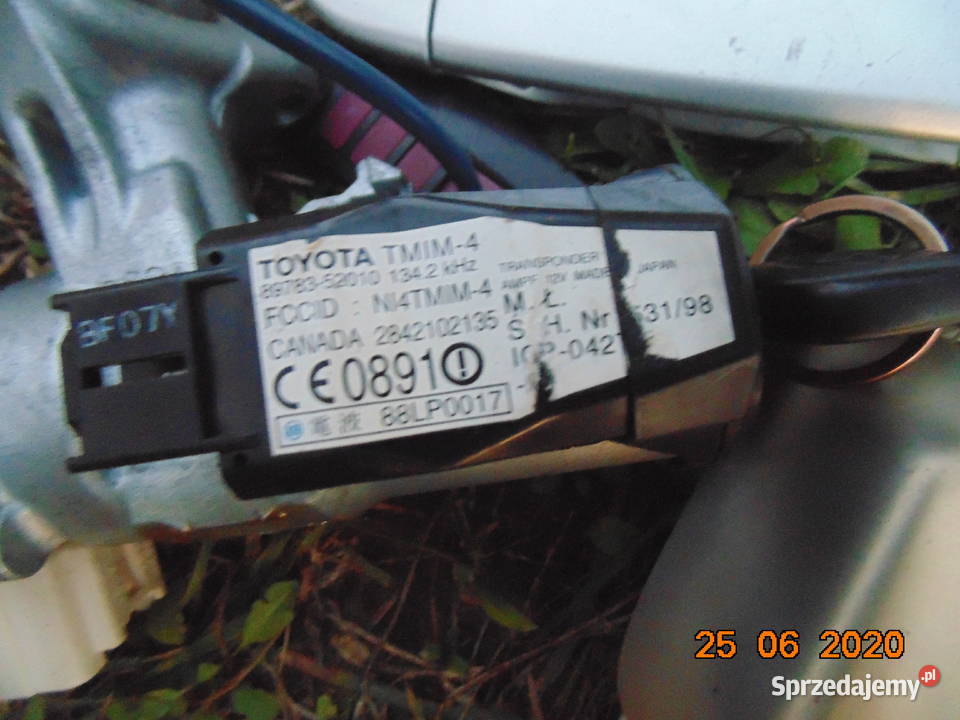 Komputer zestaw startowy Toyota Yaris I 14 D4D małopolskie Kraków