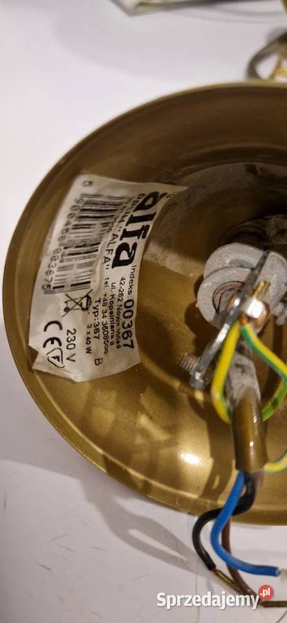 lampa sufitowa żyrandol alfa 367 wisząca 3 Kraków