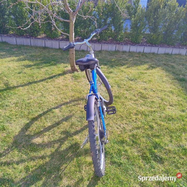 Sprawny niebieski Rower koła 26 x 2125 Mosty