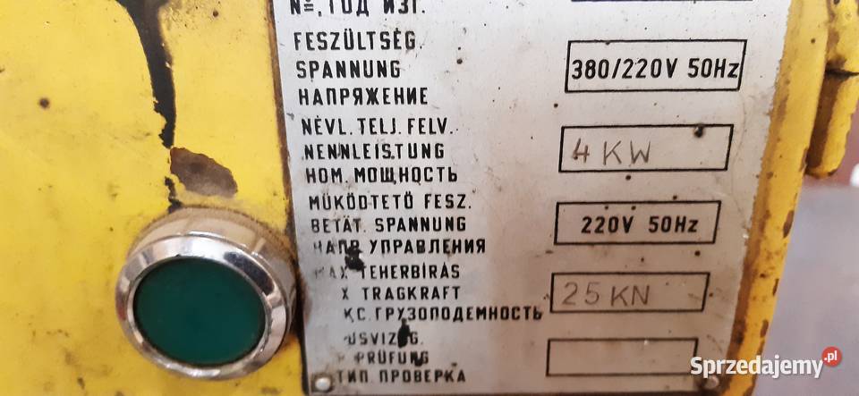 Sprzedam Podnosnik Kolumnowy 25 T