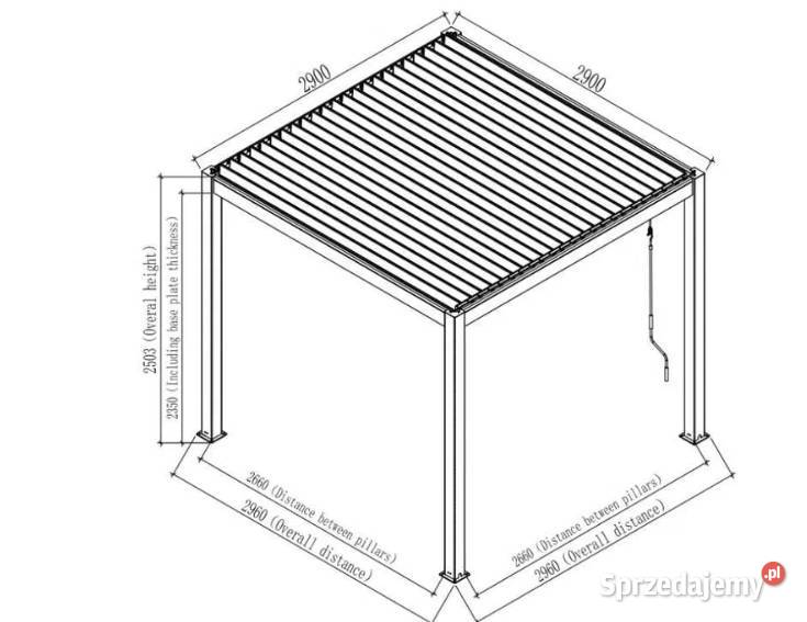 Pergola 3x4 i 4x6 antracyt promocja 10 400 i 18 podkarpackie Rzeszów