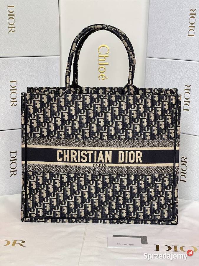 Torebka Dior Tote Book Dark Blue mazowieckie Warszawa