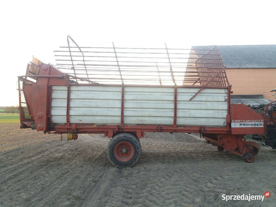 Przyczepa samozbierająca Pottinger Erntewagen II nieuszkodzony wielkopolskie Grodziec