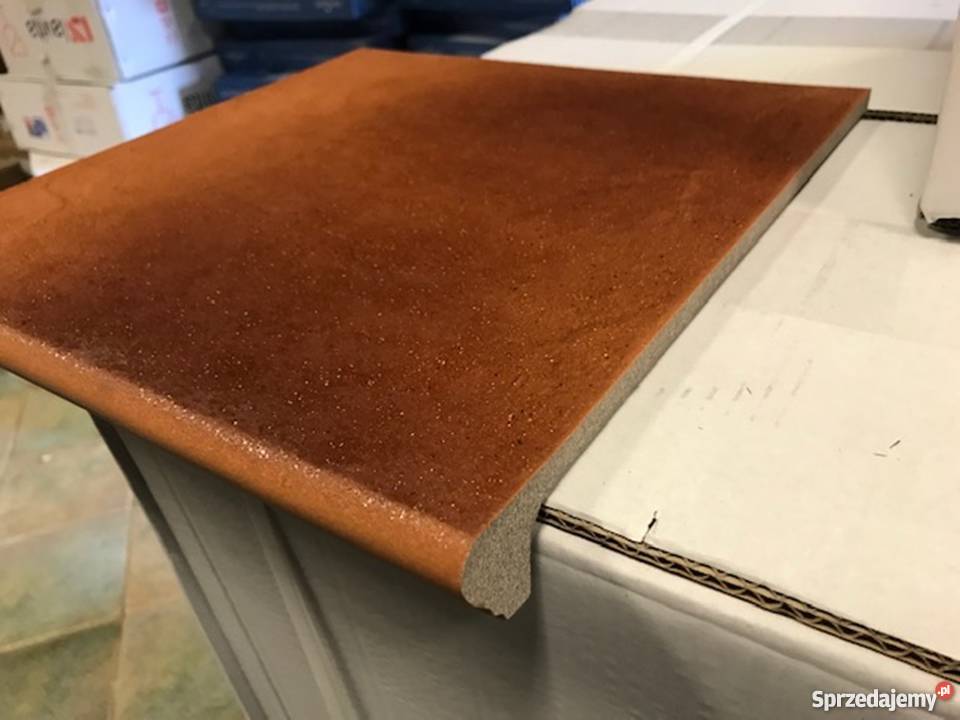 STOPNICA klinkier 30x33 Taurus brąz Kapinos Zakopane