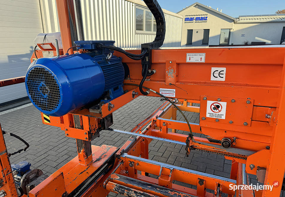 Trak pilarka taśmowa pozioma WIREX typ CZ1ZM do Produkcja pomorskie Sierakowska Huta sprzedam