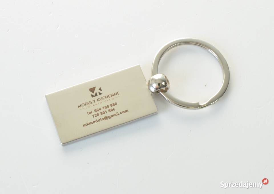 Brelok metalowy jednostronny grawer 50