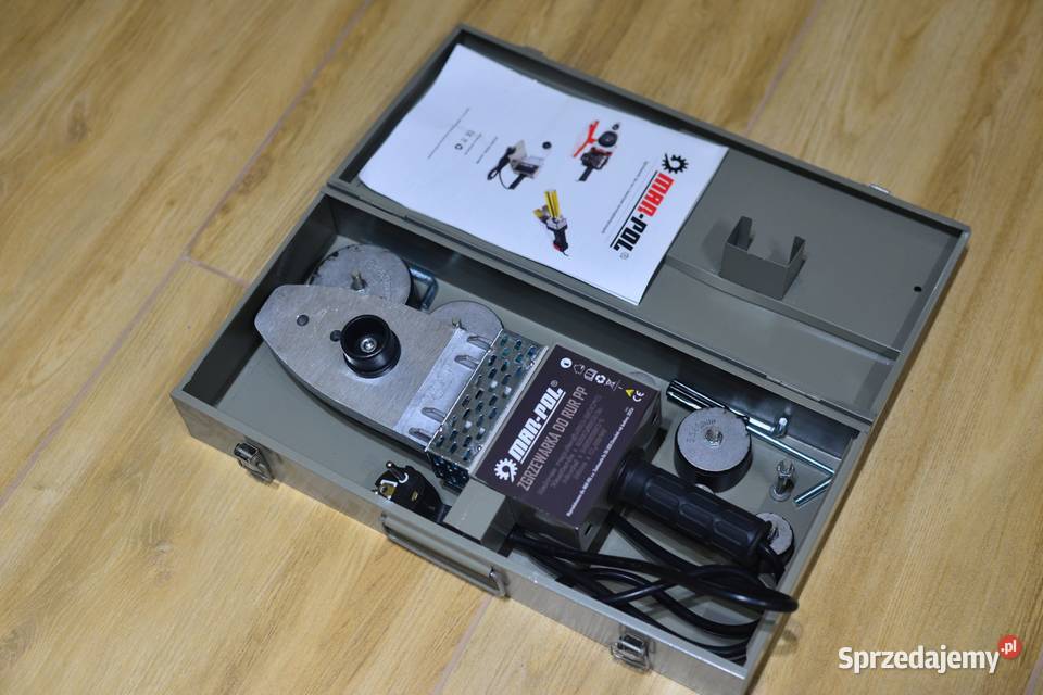 Nowa zgrzewarka do rur PP ze skrzynką Nowy Wiśnicz