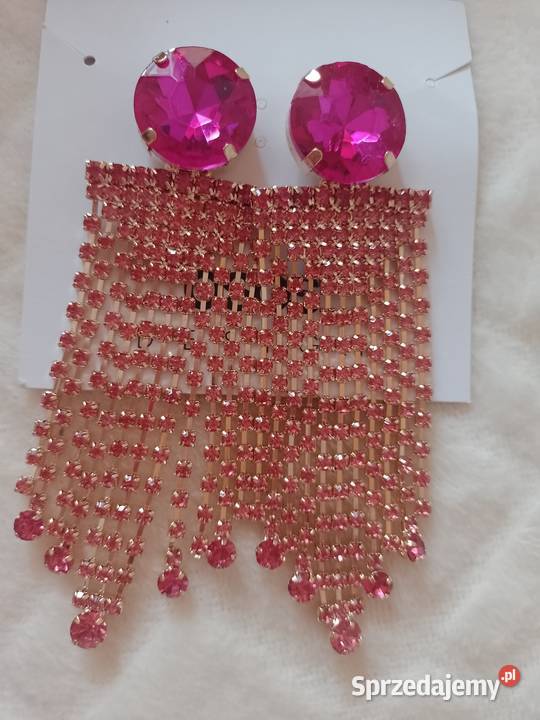 ASOSSługie różowe Bogato zdobione kolczyki Dla kobiet Kraków