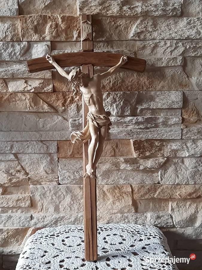 Rzeźba z drewna krzyż drewniany Ukrzyżowanie sprzedam