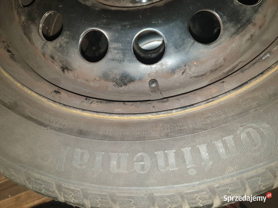Felgi stalowe VWopony Continental Vanco Winter Samochodowe Dobre Miasto sprzedam