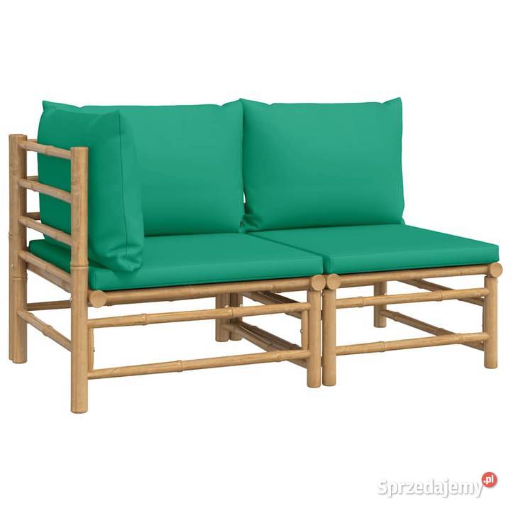 vidaXL 2cz zestaw mebli do ogrodu zielone