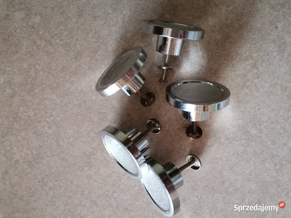 metalowe okrągłe uchwyty do mebli Białystok sprzedam