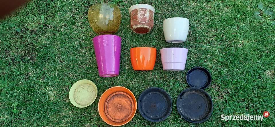 Doniczki osłonki podstawki ceramiczne wszystkie Tuszkowo