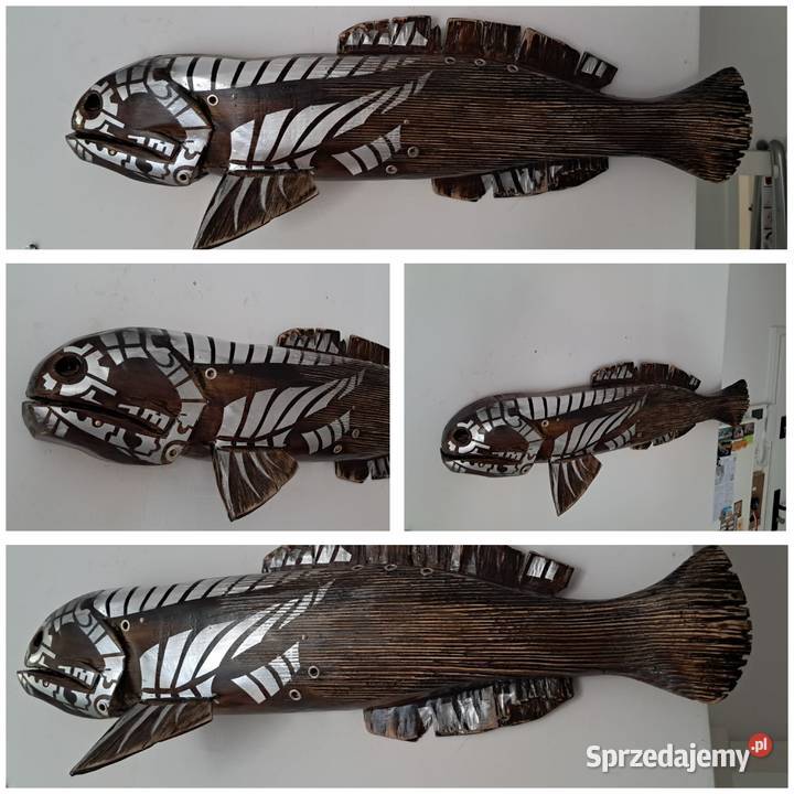 Rzeźba artystyczna w kształcie Ryby Rękodzieło Gdańsk sprzedam