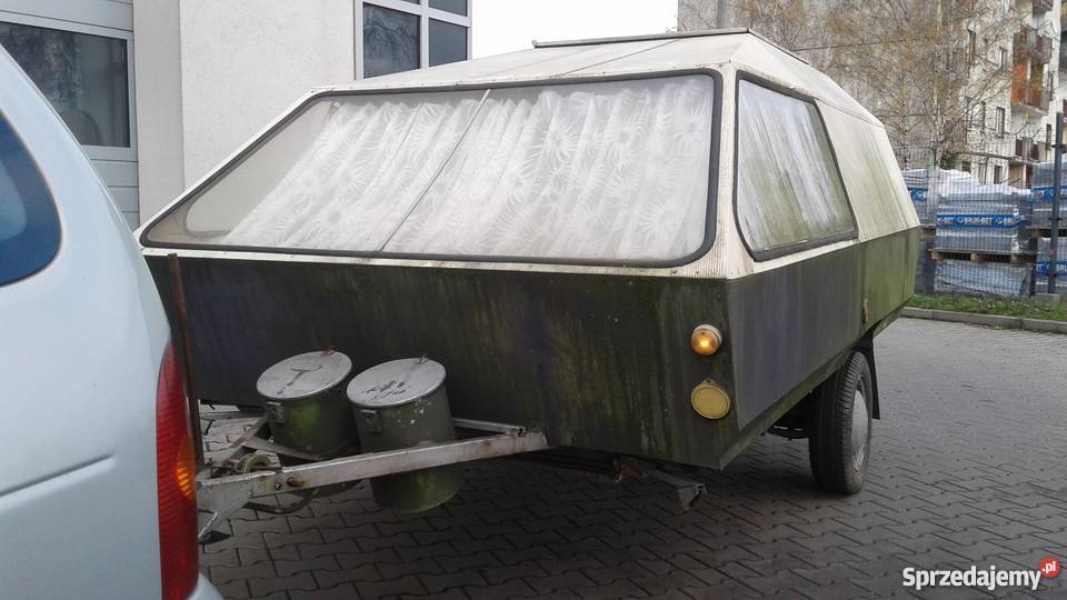 Retro Przyczepa kempingowa Ponorka Wenzel PRL śląskie Zawiercie