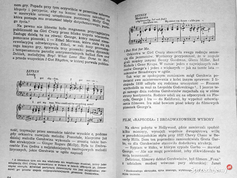 Gershwin Lucjan Kydryński Chełm sprzedam