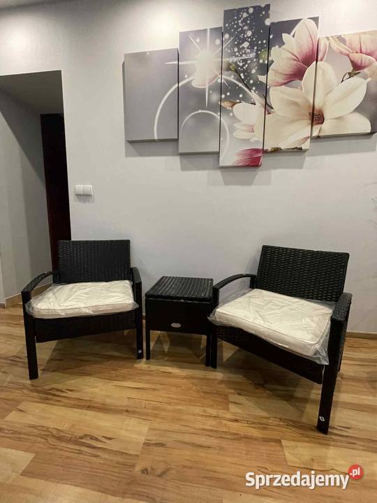 Nowy zestwa mebli ogrodowych ratanowych