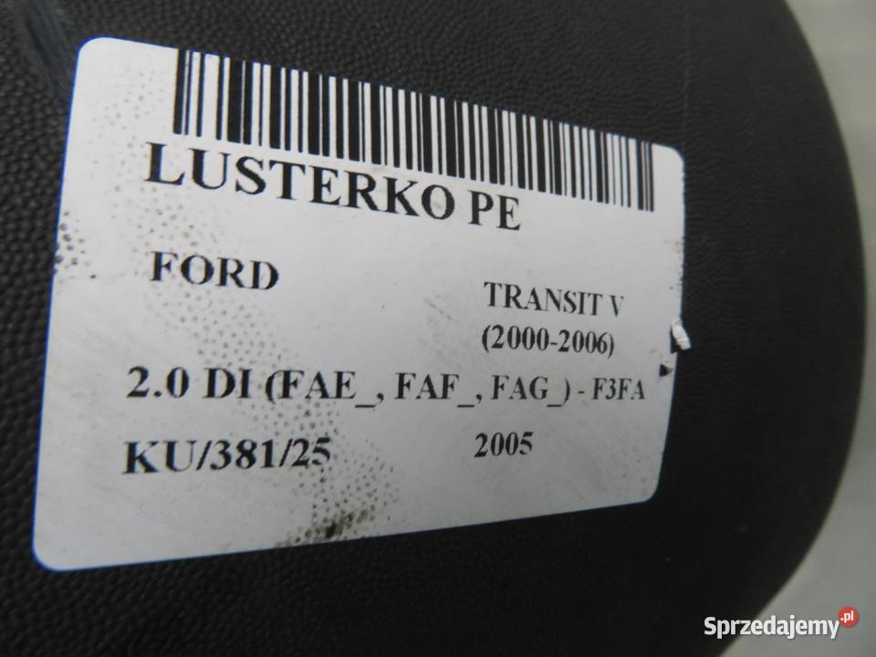 LUSTERKO PRAWE FORD TRANSIT V 20002006 5 PIN małopolskie