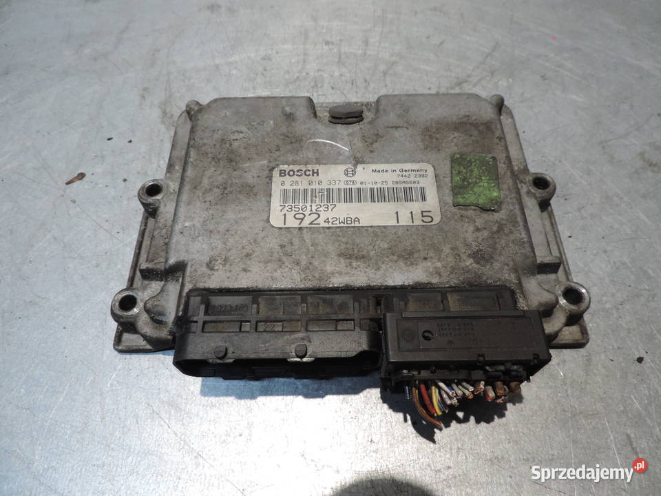 KOMPUTER SILNIKA STEROWNIK FIAT STILO 19 JTD Nowy Sącz