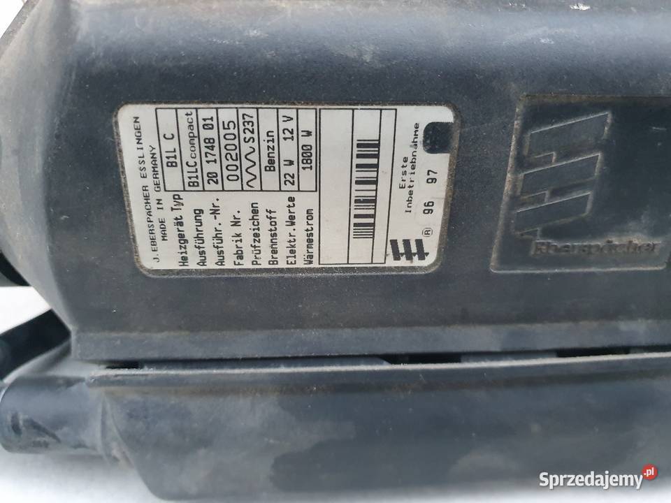 Ogrzewanie postojowe Eberspacher B1LC Compact Sokolniki-Las