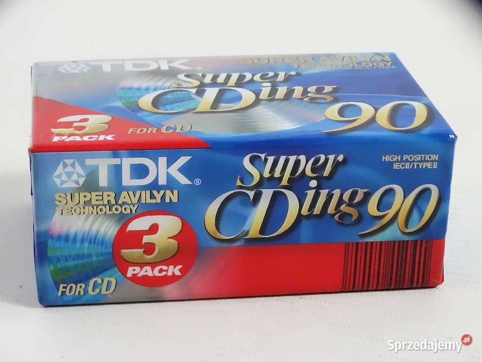 Nowy fabrycznie zafoliowany 3Pack kaset TDK sprzedam
