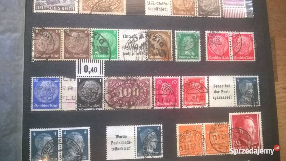 znaczki NIEMCY zestaw 82 stemplowane Warszawa