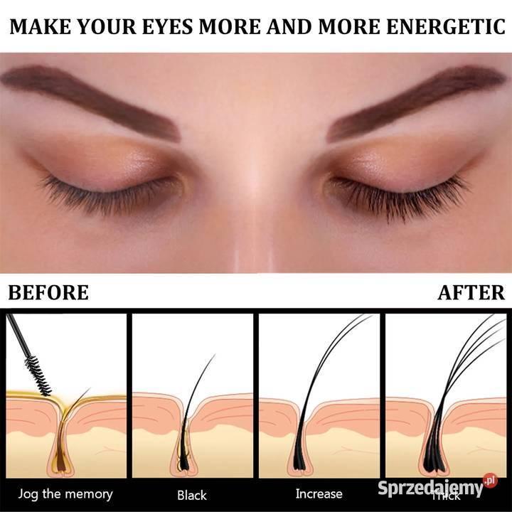 Serum do rzęs 100 Olej rycynowy Szczoteczka Kosmetyki i perfumy Płock