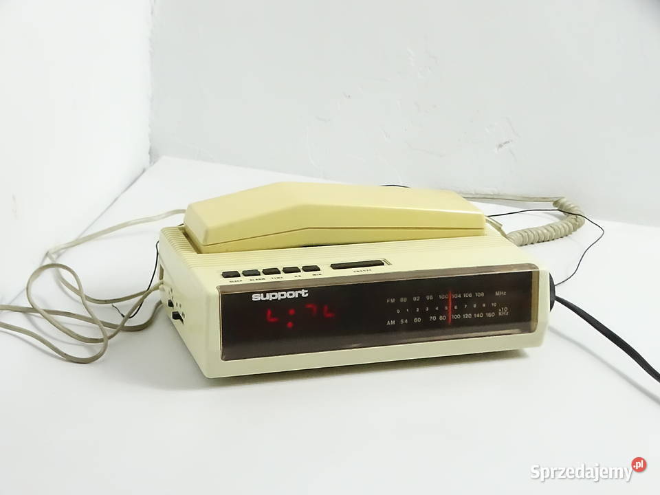 Retro RadioBudzik Telefon Support CR666 Sprawne Biłgoraj
