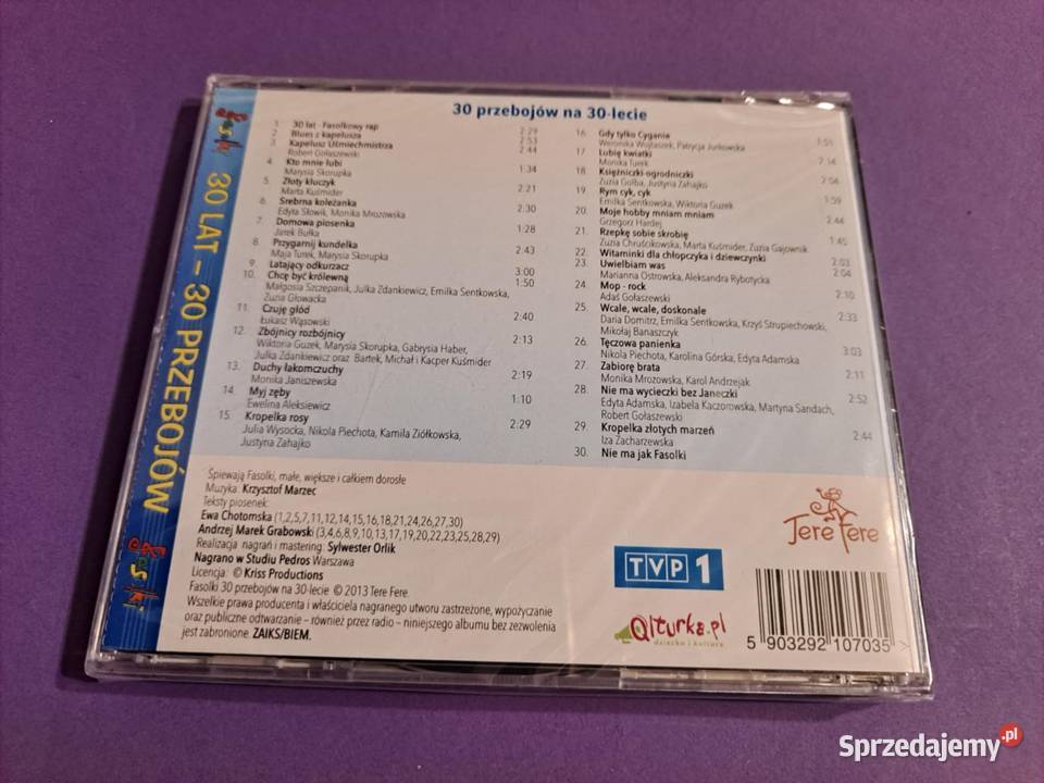 FASOLKI 30 Lat Przebojów CD 2013 nowa folia Kraków