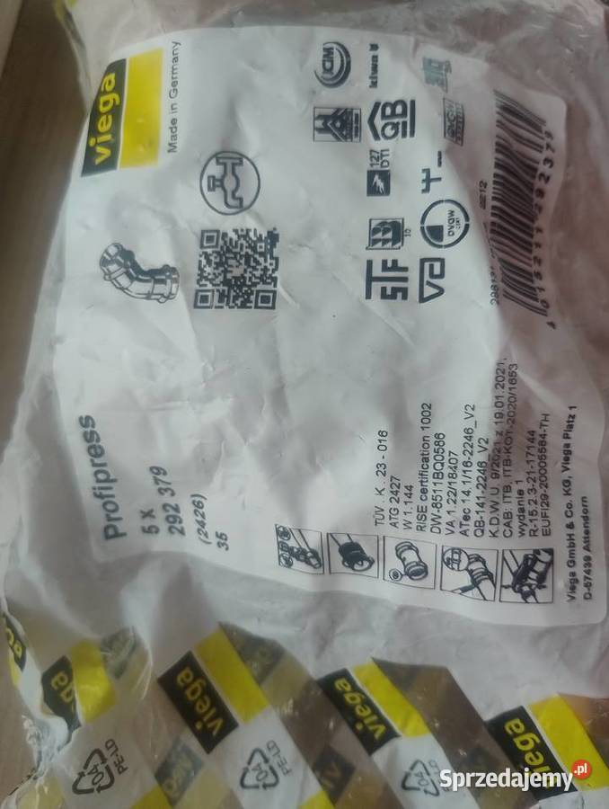 Złączka viega mosiądz 17x2 małopolskie Sucha Beskidzka