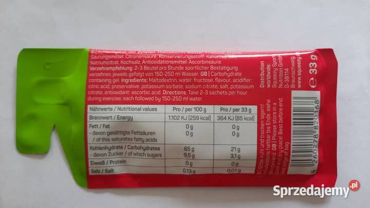 Żel energetyczny SQUEEZY 33g Banan Pozostałe wielkopolskie Żodyń