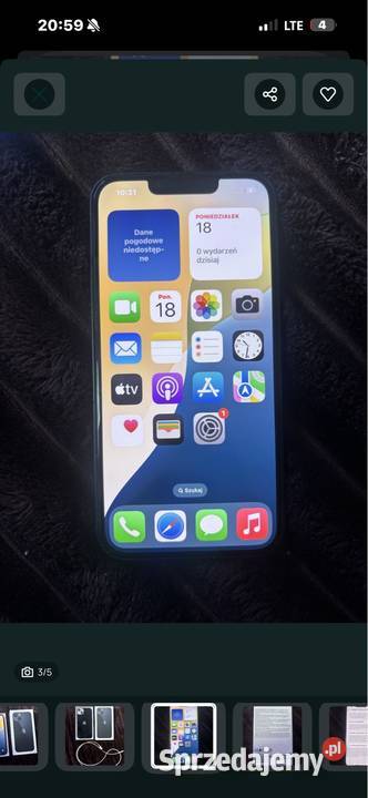 Iphone 13 128GB Super Stan mazowieckie Ostrów Mazowiecka