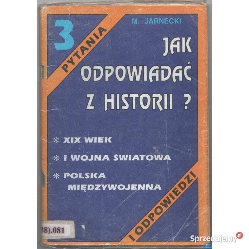 odpowiadać z historii Pytania i odpowiedzi 3 Podręczniki Siedlce